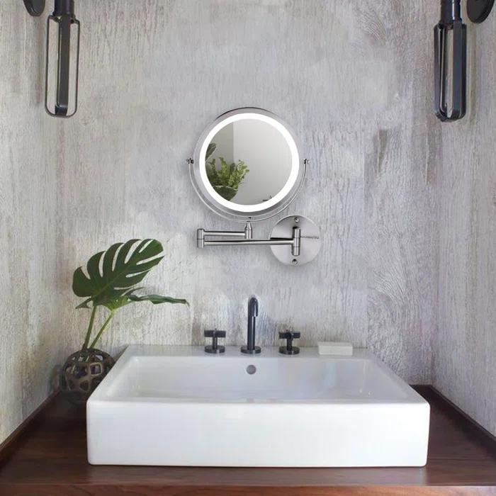 Ovente Concave LED Wall Mirror