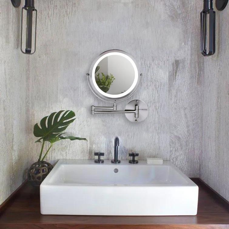 Ovente Concave LED Wall Mirror