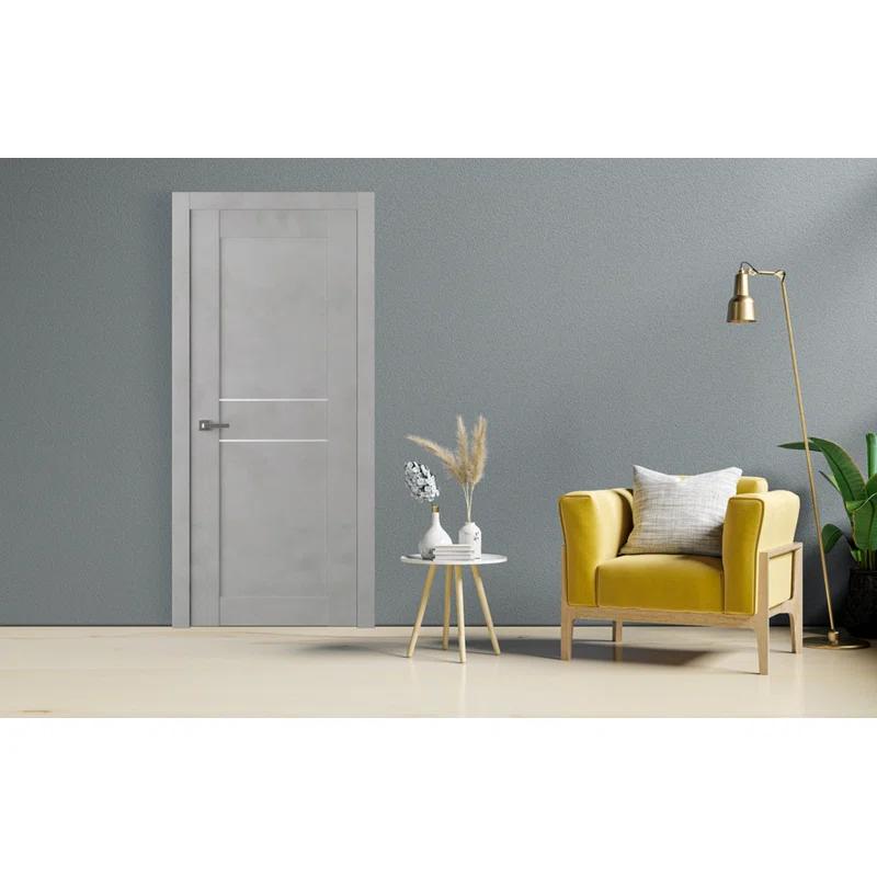 Belldinni Paneled Wood and Metal Standard Door | Wayfair