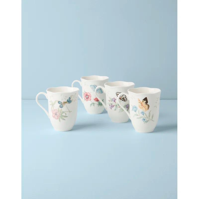 Lenox Butterfly Meadow 4-Piece Mug Set (Set of 4)
