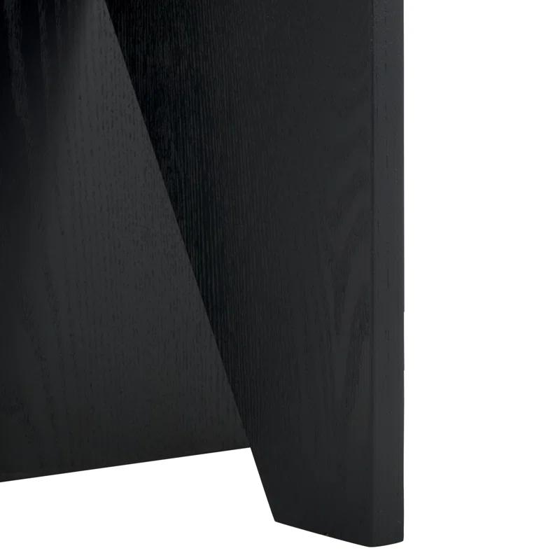 Durante Round Side Table - Black