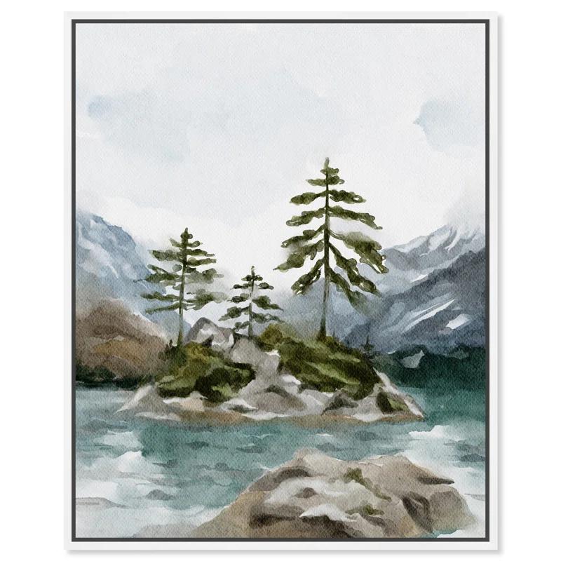 Art Remedy Cold Winter Lake