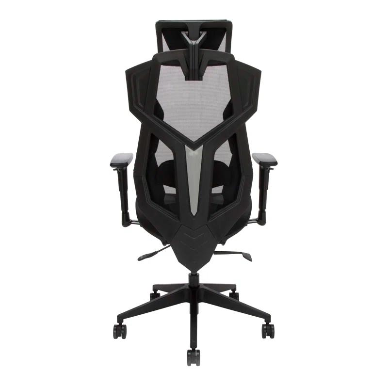 Respawn RESPAWN FLEXX Mesh Gaming Chair With Lumbar Support, Ergonomic Gaming Chair with Recline/Tilt Tension Controls, Adjustable Arms, 300lb Max Weight With Wheels for Computer/Desk/Office