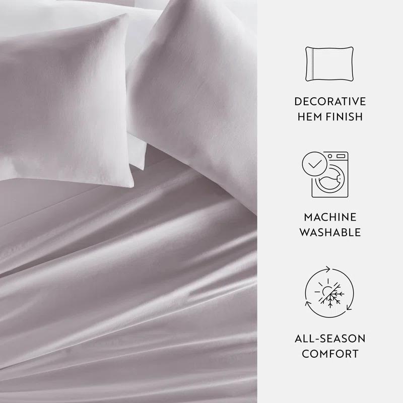Becky Cameron Luxury Rayon From Bamboo Pillowcase Set Cooling Silky Soft Bedding (Set of 2)