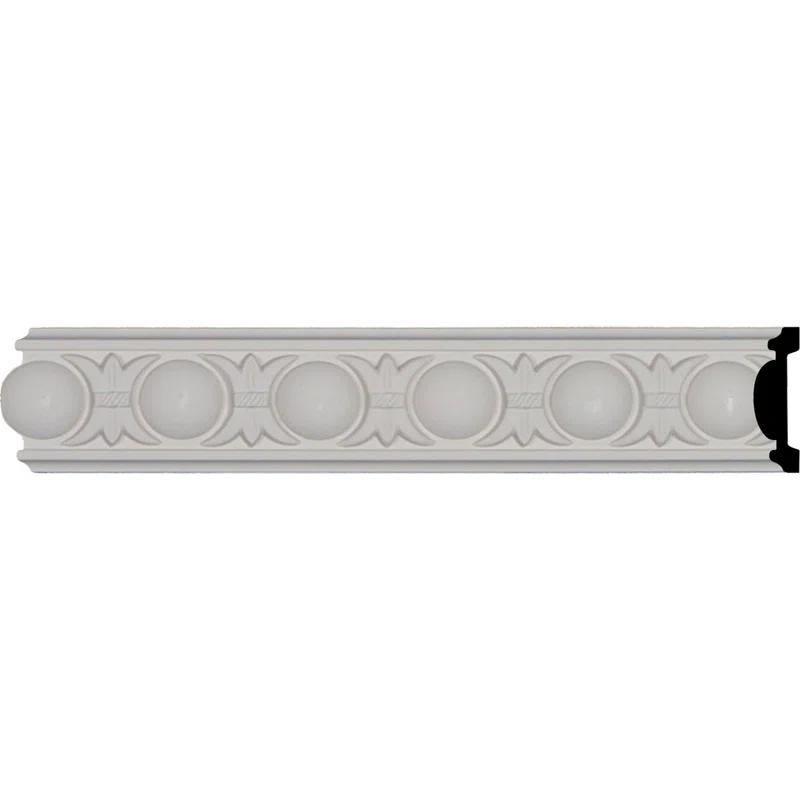 Ekena Millwork 2"H x 5/8"P x 94 1/2"L, (1 5/8" Repeat), Raymond Egg and Dart Panel Moulding