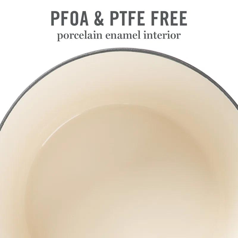 Martha Stewart Martha Stewart Gatwick 7 qt. Cast Iron Round Dutch Oven with Lid