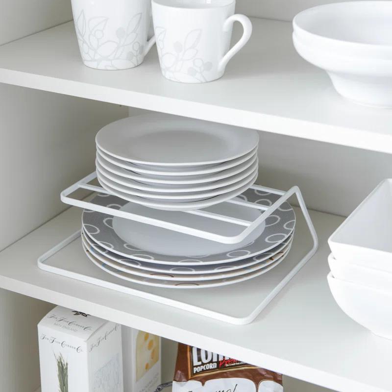 Yamazaki Home Dish Riser - Shelf Organizer & Storage For Kitchen Cabinets, Steel & Reviews | AllModern