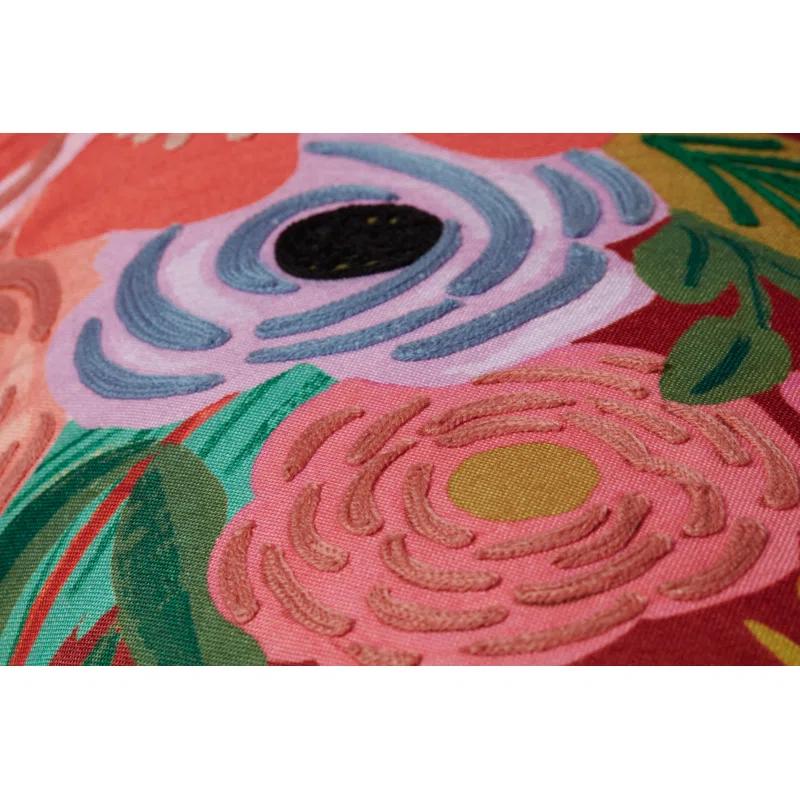 Rifle Paper Co. X Loloi Garden Party Rust Pillow