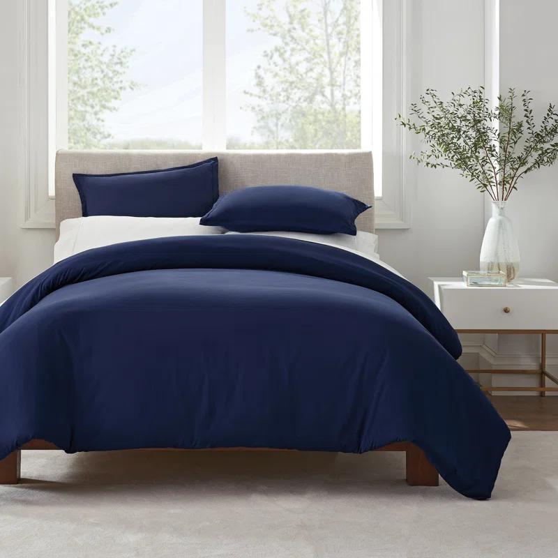 Serta Serta Simply Clean Antimicrobial 3 Piece Duvet Cover Set
