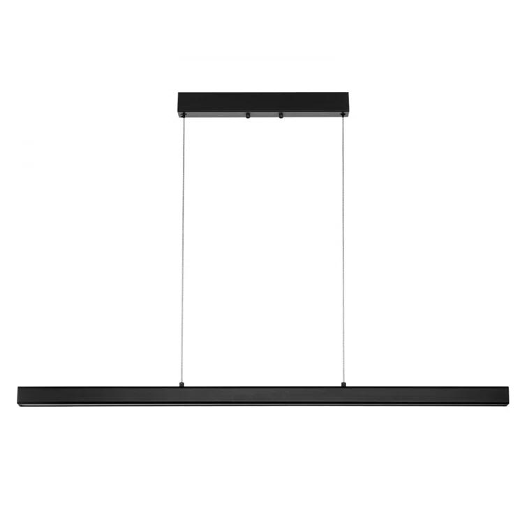 Wrought Studio™ Dimmable Linear Pendant Light 20W 47in LED Linear Light Fixture Chandelier