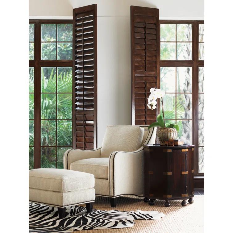 Tommy Bahama Home Royal Kahala Pacific Campaign Accent Table