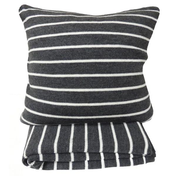 Amity Home Devina Striped Cotton Pillow Cover