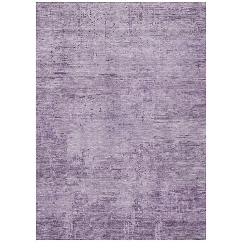 Machine Washable Indoor/Outdoor Claudian ACN1650 Lavender Rug