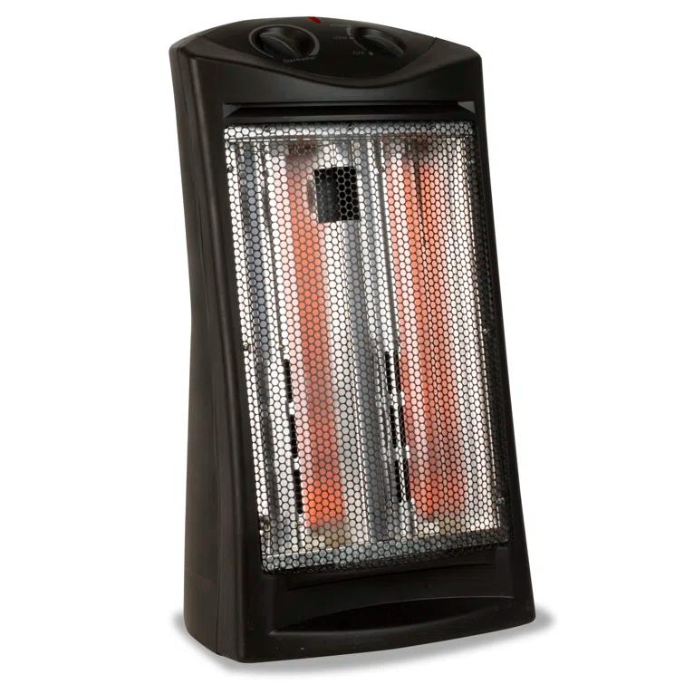 BLACK+DECKER Quartz 1500 Watt Electric Infrared Tower Heater with Manual Control