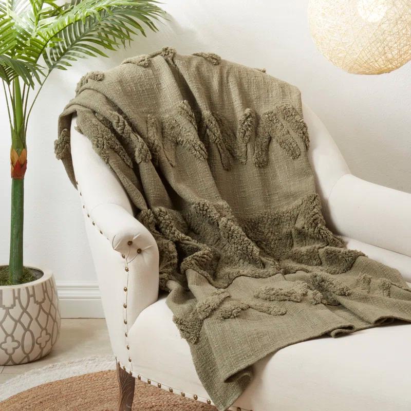 Saro Sevan Collection Throw Blanket