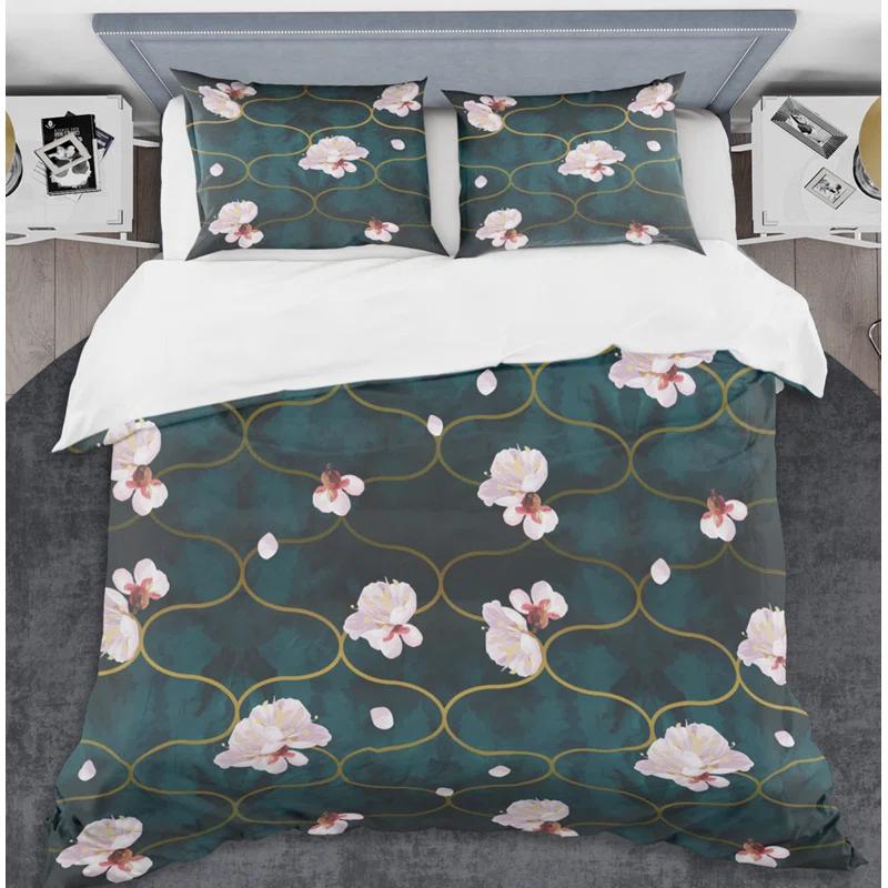 Design Art Retro Art Deco - Mid century bedding set - Modern Mid-century Bed cover set