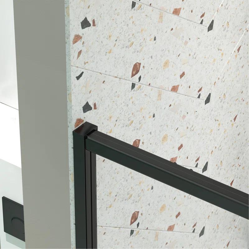 Arch Glass Designs 11DD131873LTS 38-42" W x 71" H Flush Glass Shower Door Reversible Installation