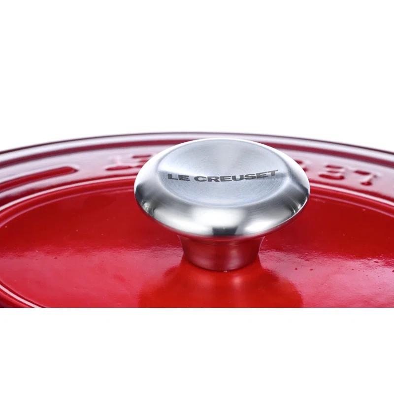Le Creuset Enameled Cast Iron Oval Dutch Oven with Lid