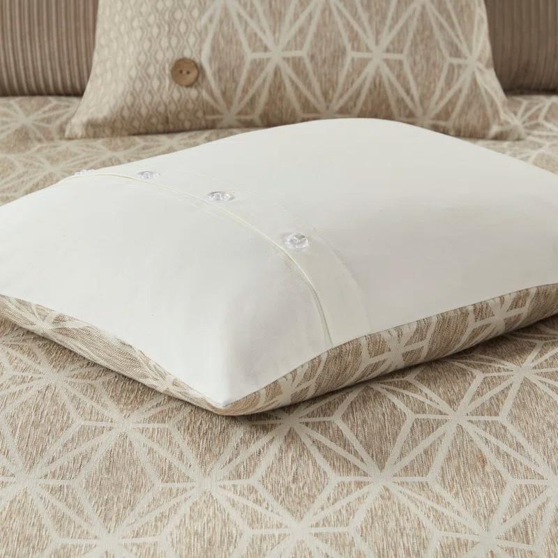 Madison Park Signature Madison Park Signature Grace Geometric Oversized Jacquard Comforter Set