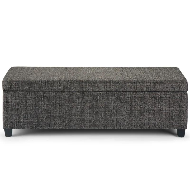Simpli Home Avalon Storage Ottoman Bench,Assembled