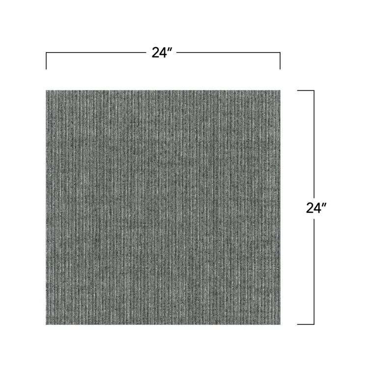 Mohawk Mohawk Basics 24" x 24" PET Fiber Carpet Tiles (96 sqft per carton-24 Tiles)