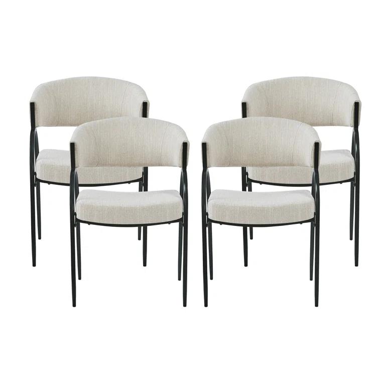 Christopher Knight Home Marvin Marvin Fabric Upholstered Dining Chairs (Set of 4)