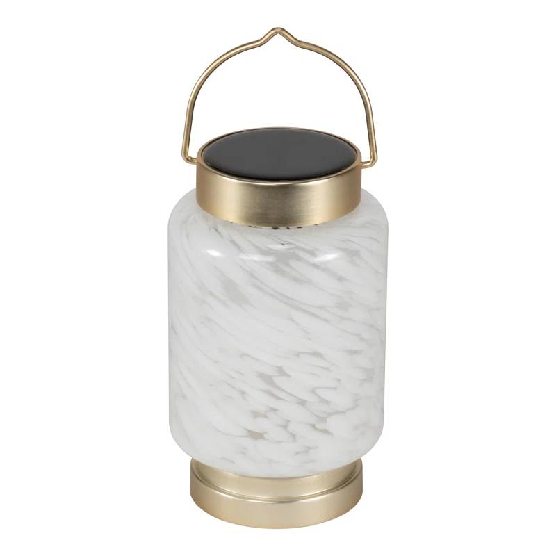 Allsop Home and Garden 7.5'' Solar Powered Integrated LED Outdoor Lantern