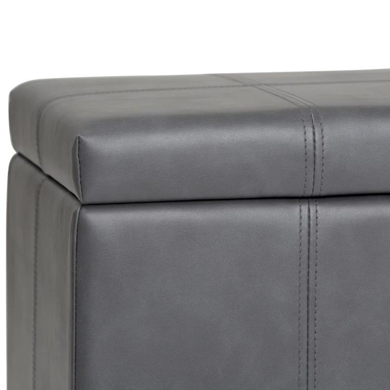 Simpli Home Dover Storage Ottoman Bench,Assembled