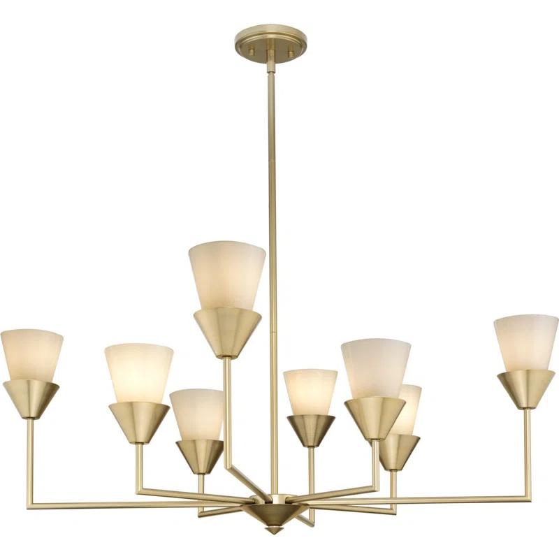 Progress Lighting Pinellas 8 - Light Dimmable Tiered Chandelier