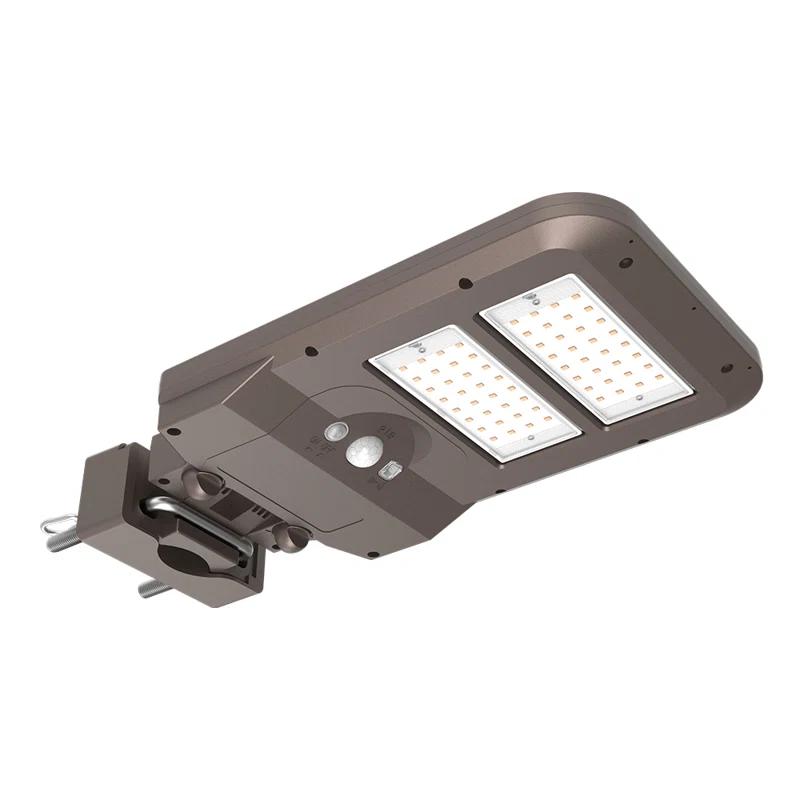 1 - Head LED Solar Powered Dusk to Dawn Outdoor Security Flood Light with Motion Sensor