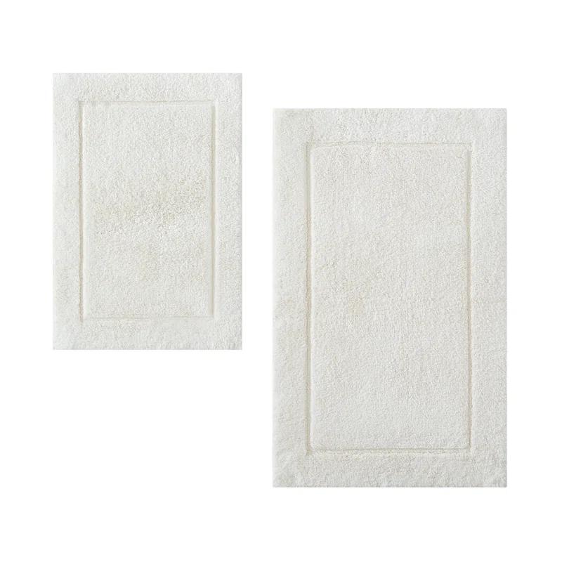 Calvin Klein Essence Solid Cotton 2 Piece Bath Rug Set