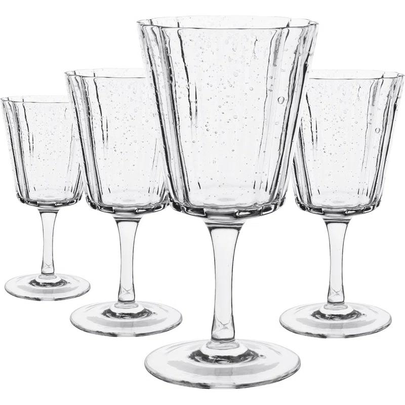 Handmade 9.13oz Wine Glass, Set of 4