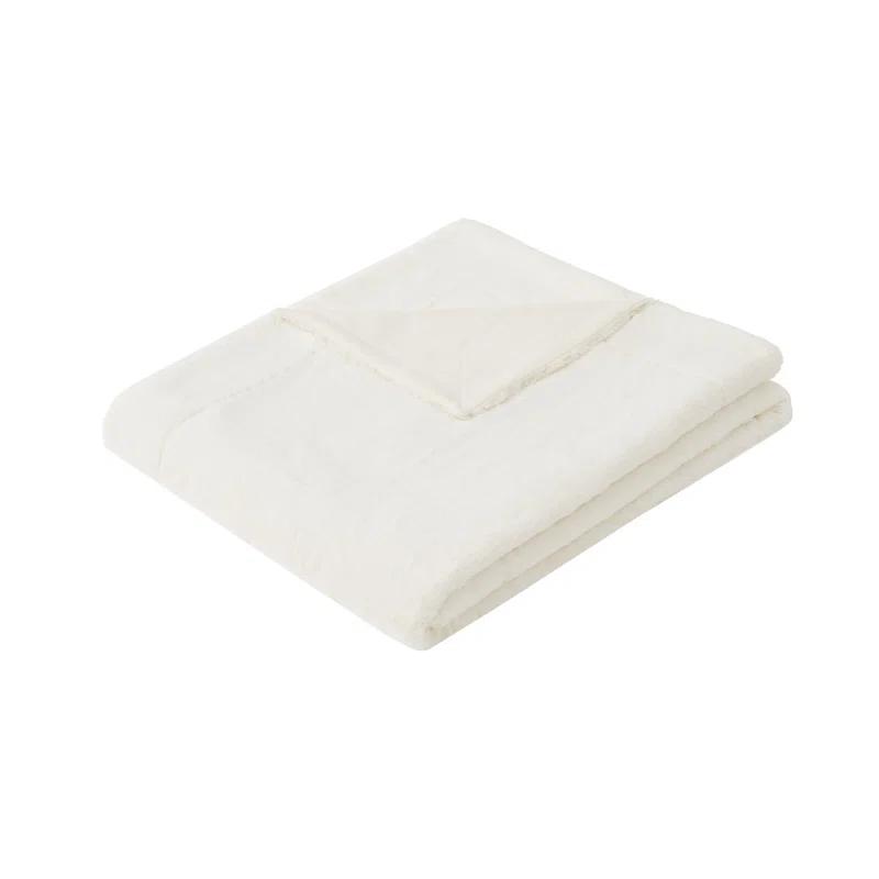 Vince Camuto Vince Camuto Faux Rabbit Fur Gift Boxed Throw