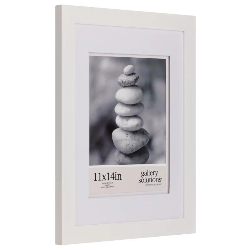 Gallery Solutions Gallery Solutions Wall Mount Double Airfloat Mat Picture Frame