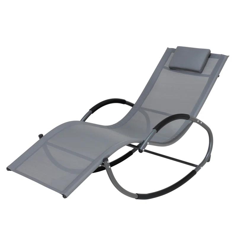 Deko Living Outdoor Metal Chaise Lounge | Wayfair