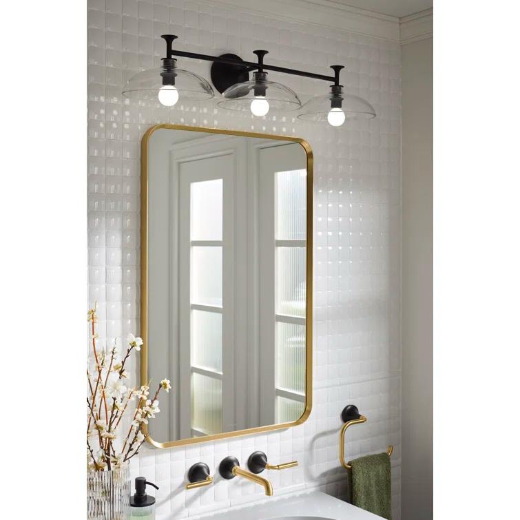 Tone 3 Light Indoor Bathroom Vanity Light Fixture, UL Listed
