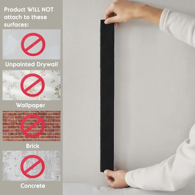 Wade Logan® Chastelyne Upholstered Easy Assemble Wall Mounted Headboard