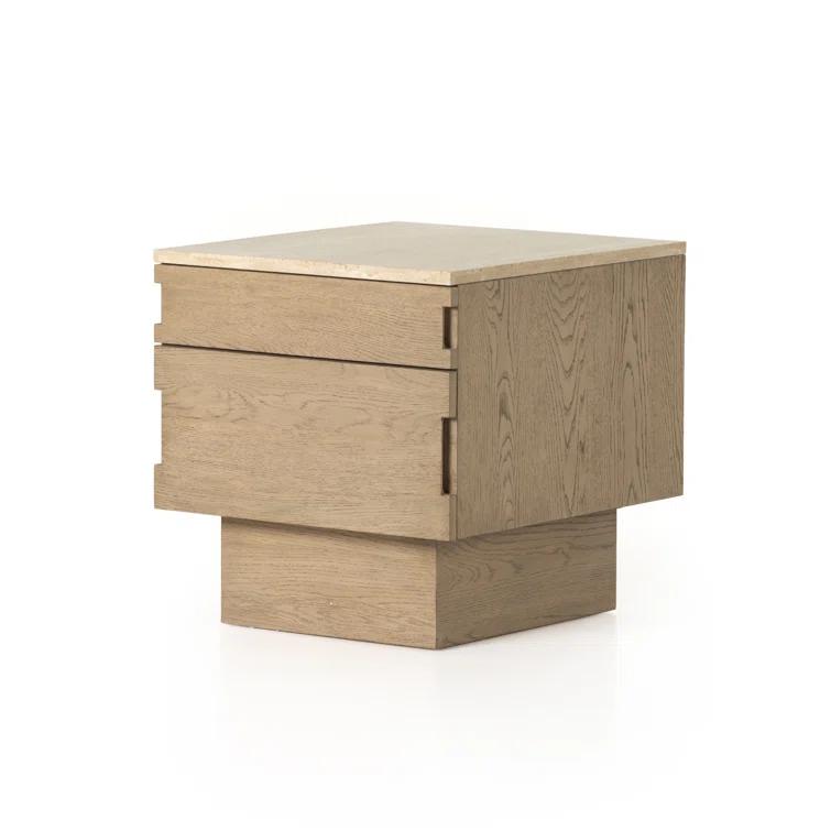 Brecken Nightstand - Natural Oak