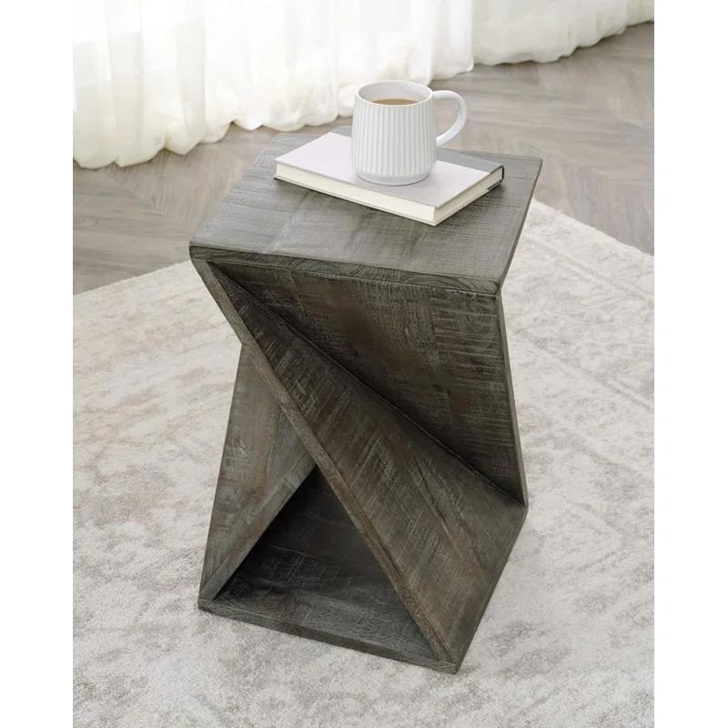 Millwood Pines Edu Solid Wood End Table
