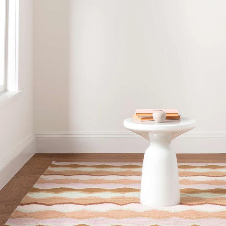 Dash and Albert Rugs Kit Kemp x Annie Selke Safety Net Earth Handwoven Wool Rug