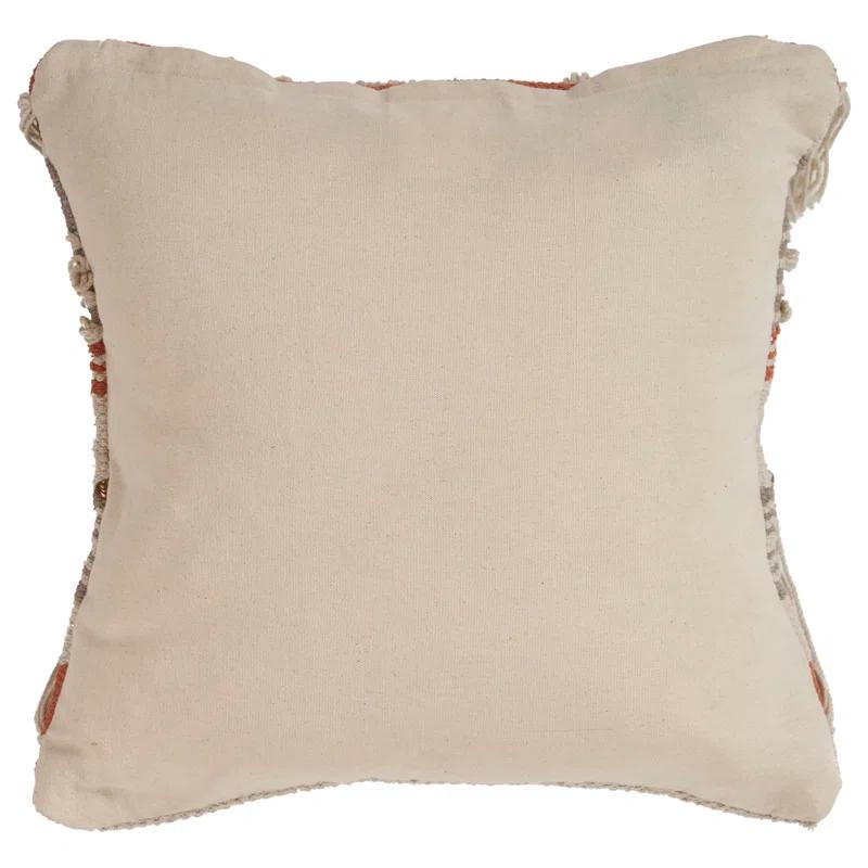 Rajani Home Analee Appliqued Cotton Throw Pillow