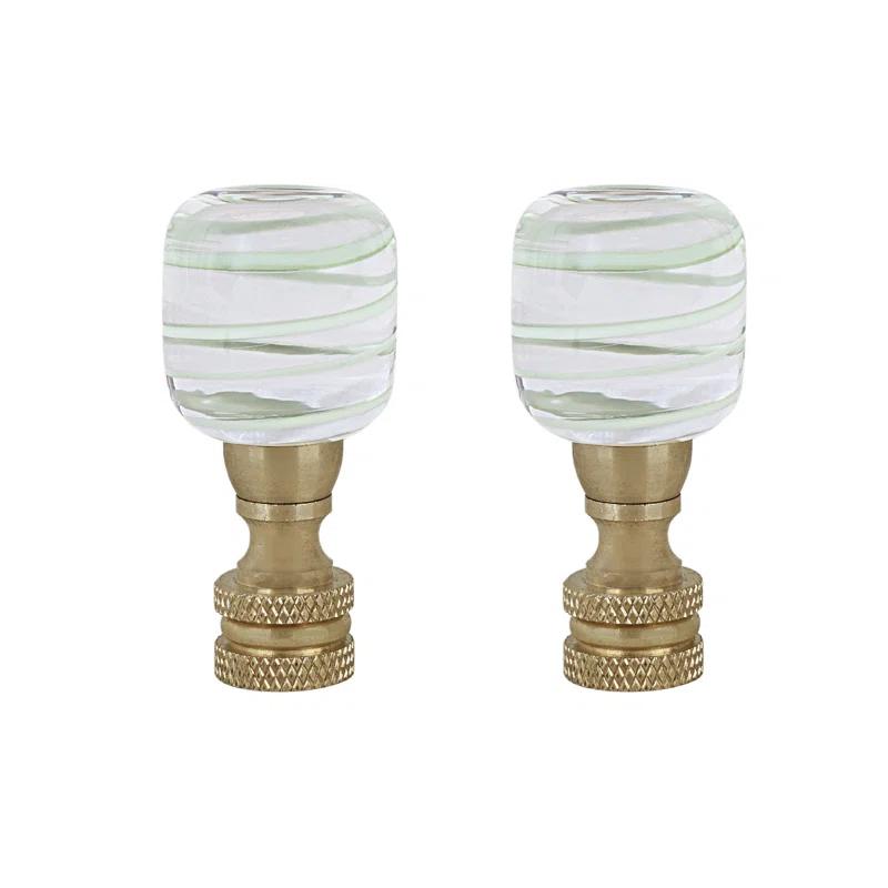 Aspen Creative Corporation 24024-12 Lamp Finial (Set of 2)