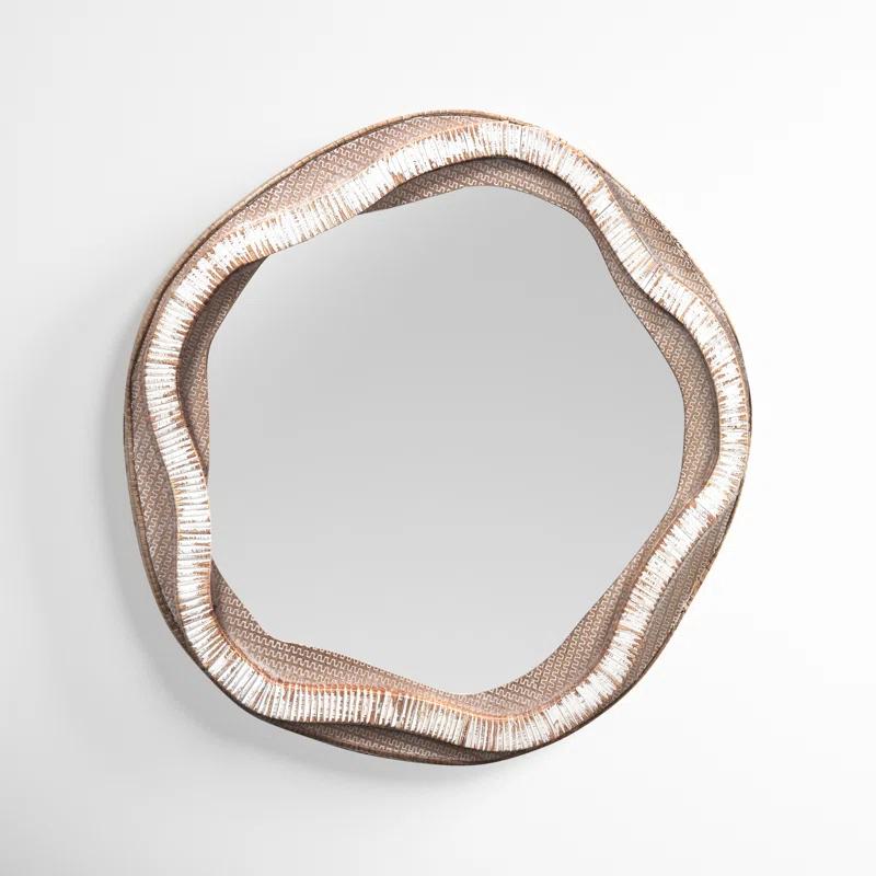 Joss & Main Janis Engineered Wood Flat Wall Mirror