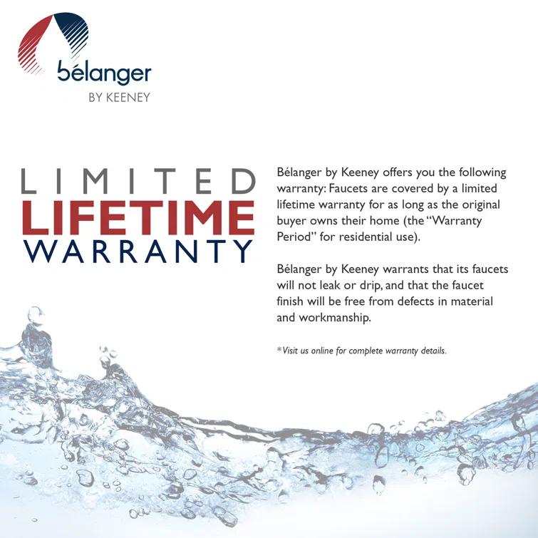 Keeney Quadrato Deck Tub Filler with Diverter QUA43CMB