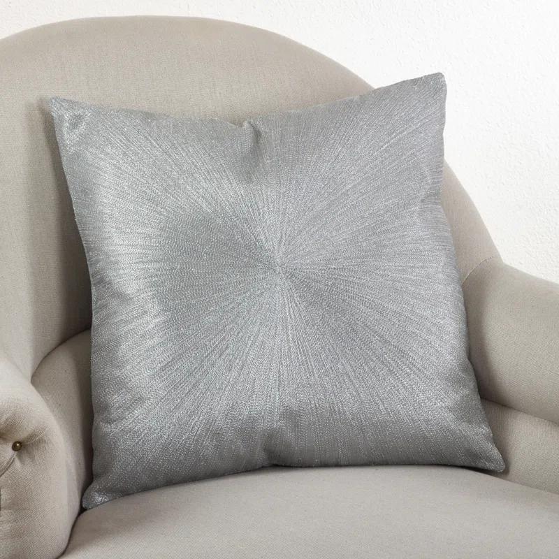 Shimmering Cotton Throw Pillow