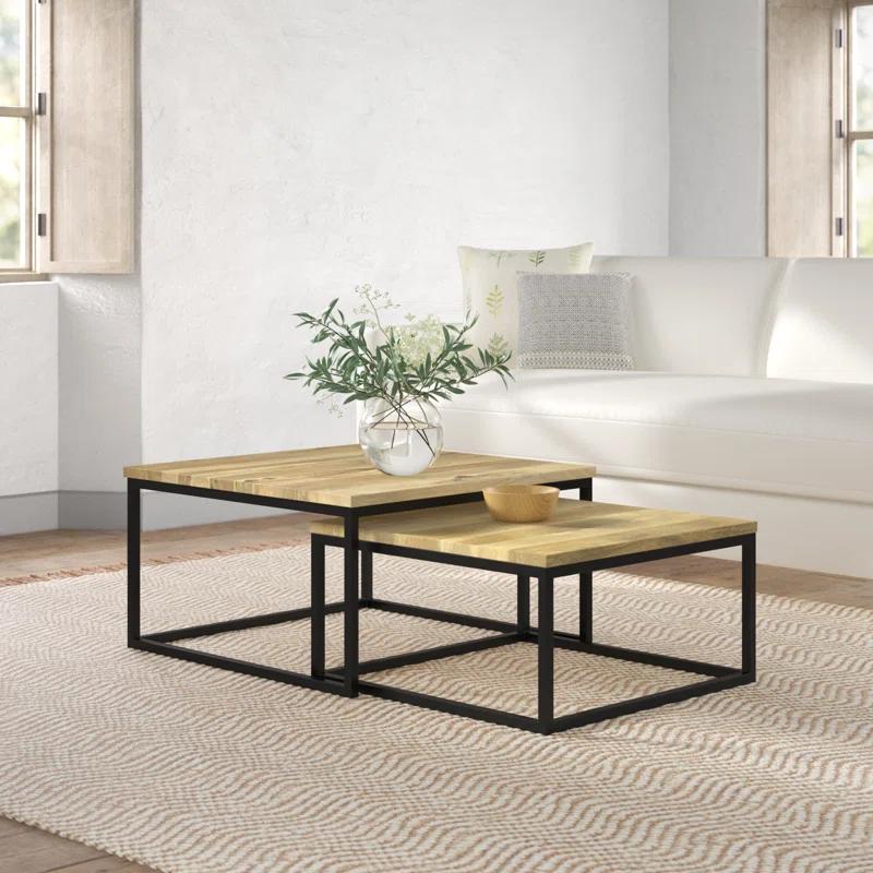 Dashiell Solid Wood Nesting Coffee Table