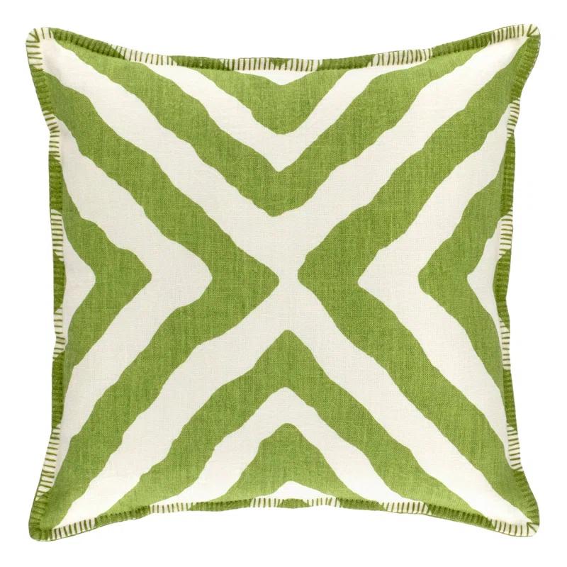 Pine Cone Hill Henri Ikat Linen Reversible Pillow Cover