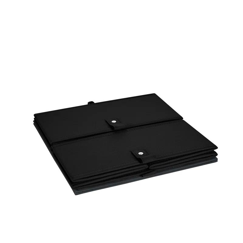 RiverRidge Home RiverRidge Kids 2pc 5" Fabric Collapsible Storage Cube Organizers for Playroom Organization (Set of 2)