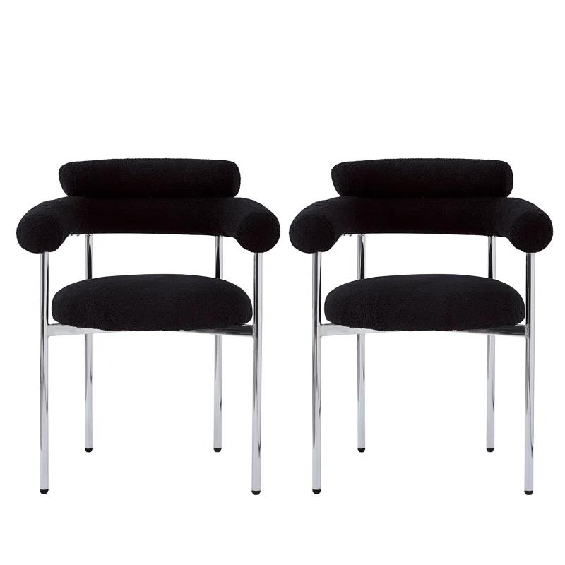 Christopher Knight Home Rylan Upholstered Armchair Dining Chairs