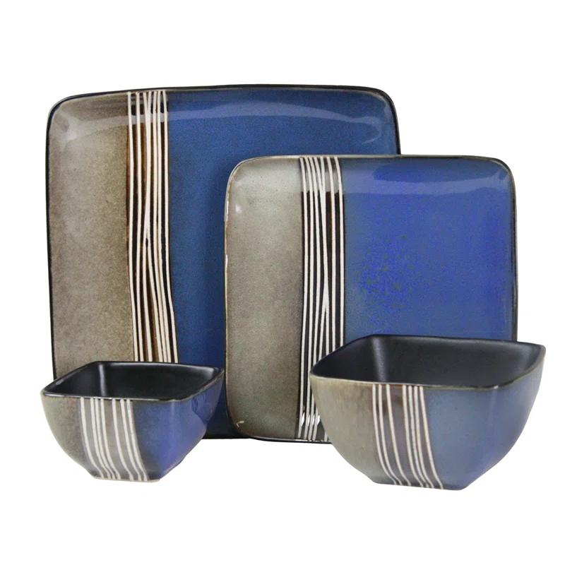Winston Porter Garley 16 Piece Stoneware Dinnerware Set - Service for 4